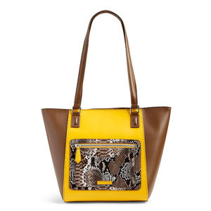 Vera Bradley Ella Tote Shoulder Bag NWT Maize